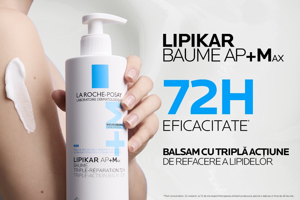 Lipikar Balsam AP+Max crema dermatita atopica tripla actiune