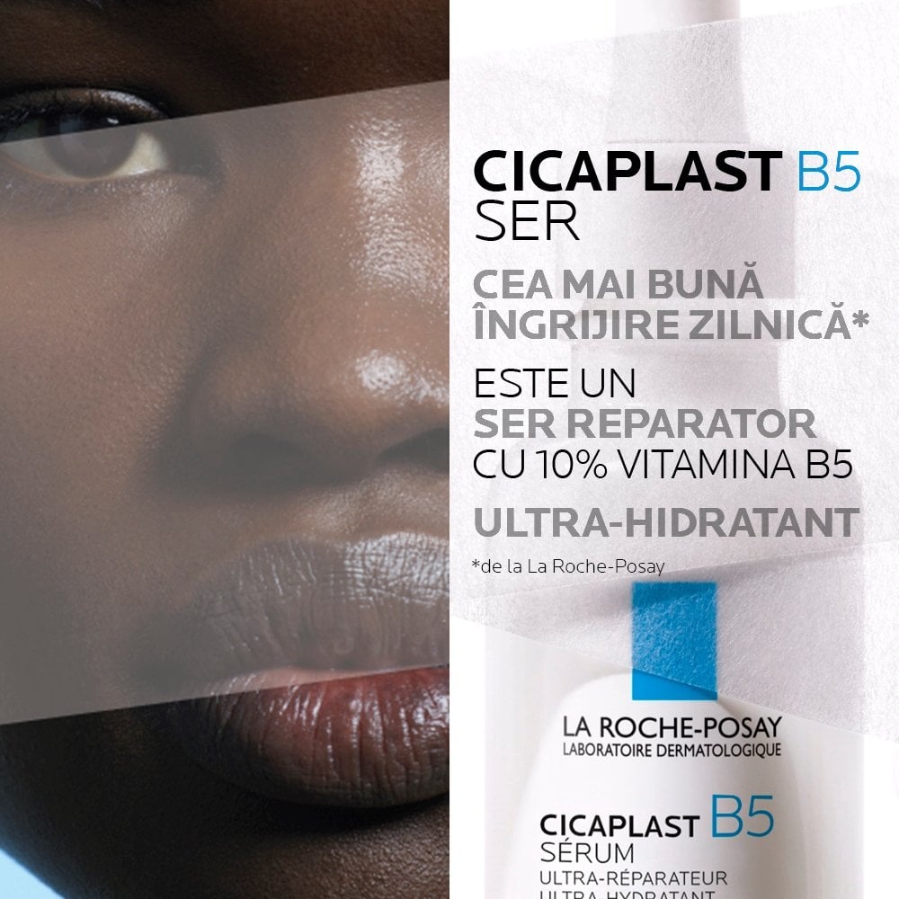 Cicaplast B5 Serum este un ser reparator cu vitamina B5 ultra hidratant