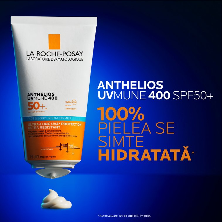 Anthelios Lotiune plaja SPF 50+ pentru fata si corp