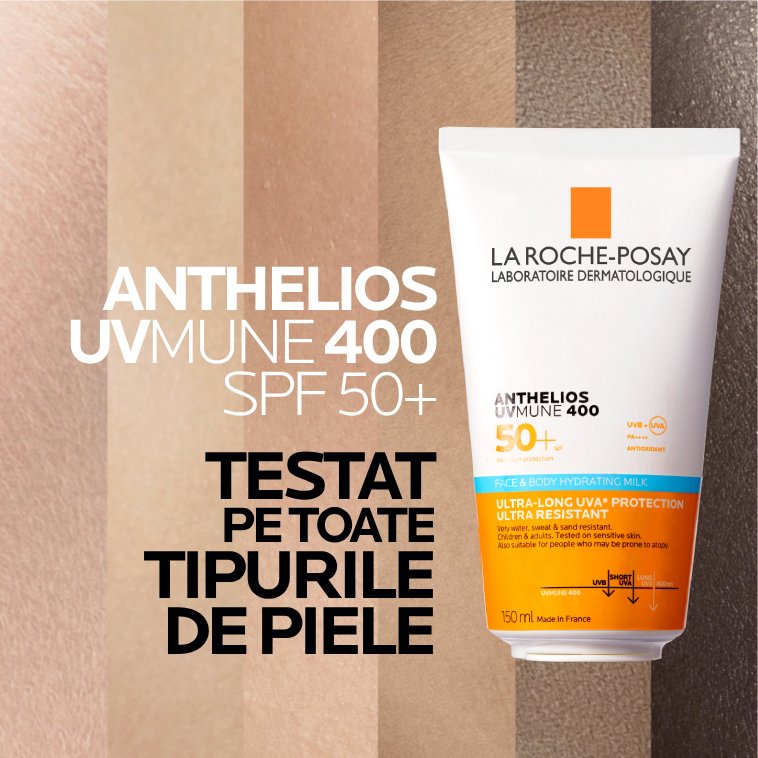Lotiune plaja SPF 50+ pentru fata si corp