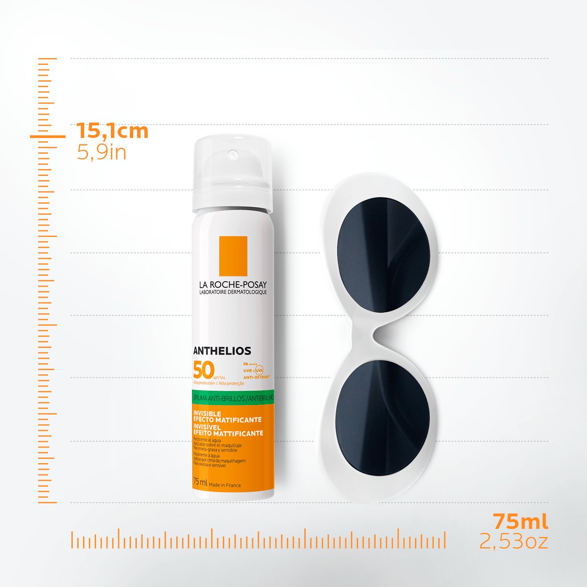La Roche Posay ProductPage Sun Anthelios Mist Spf50 75ml 3337875549530