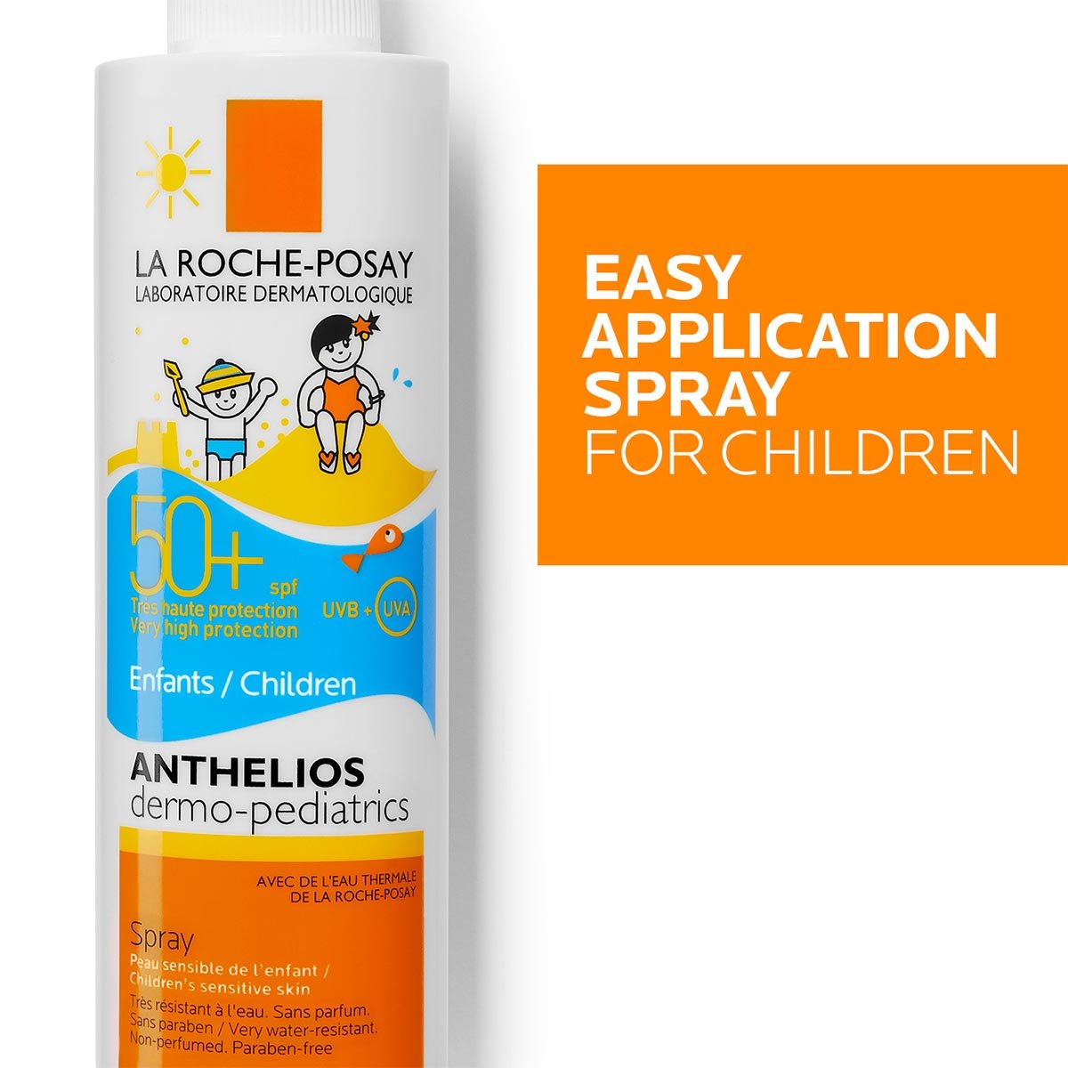 flacon anthelios SPF 50 spray drmato-pediatric