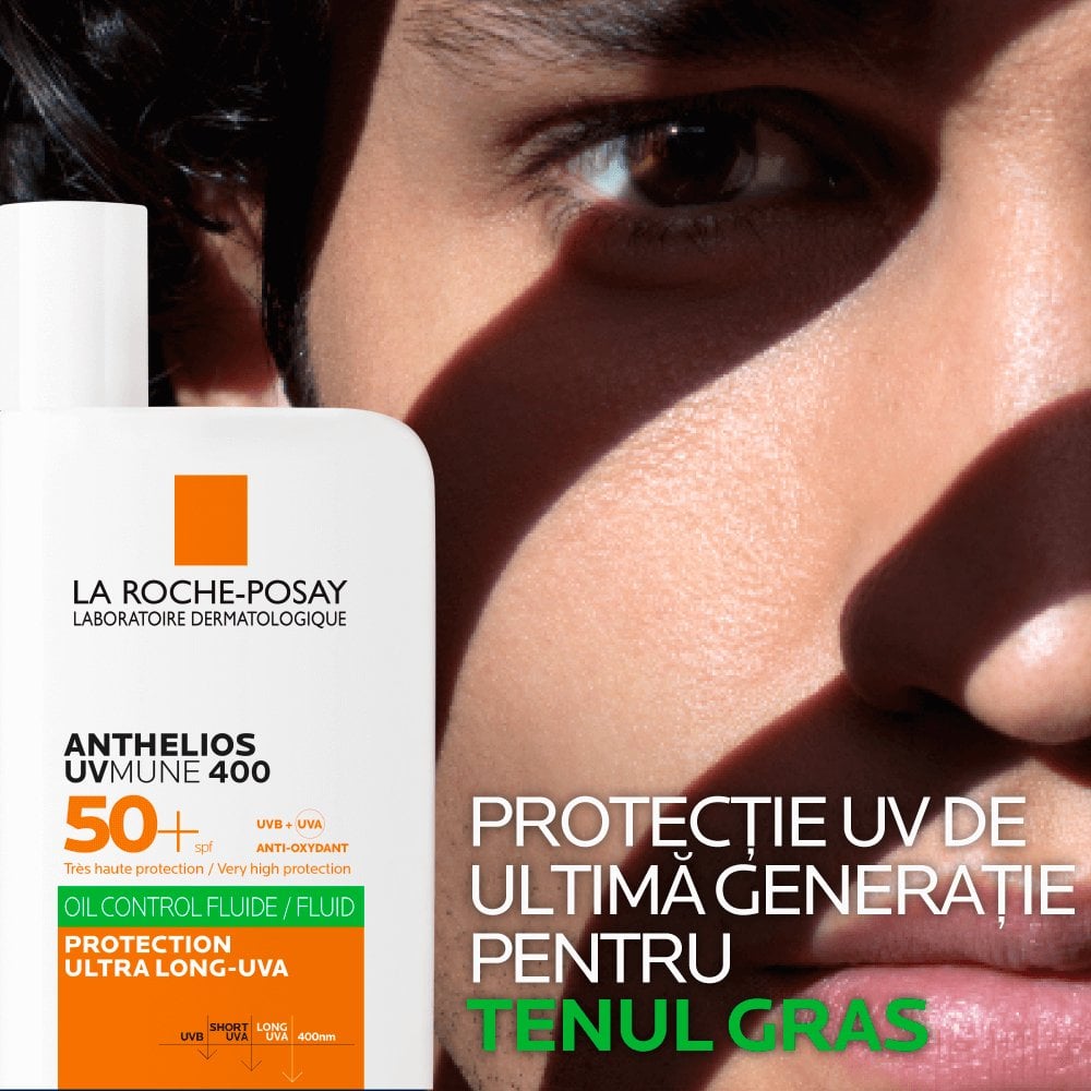 Anthelios UVMUNE400 Oil Control Fluid Invizibil SPF50+ La Roche-Posay