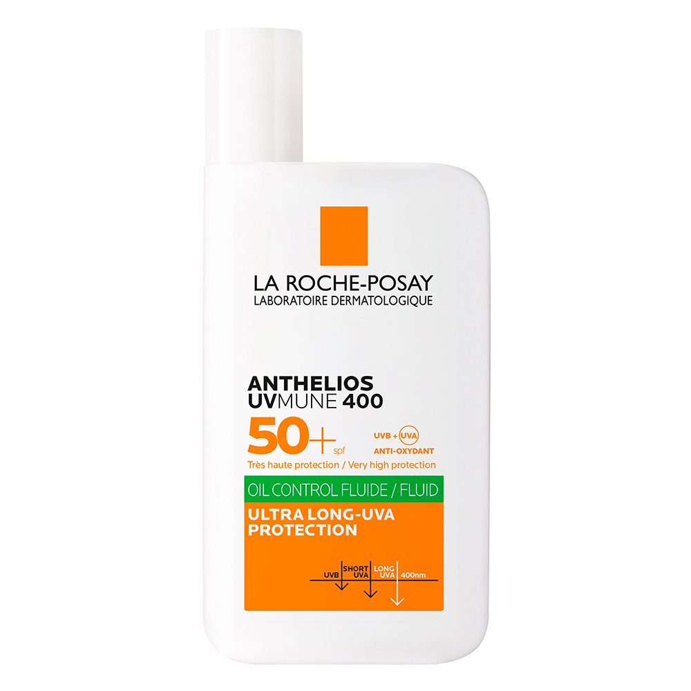 Anthelios UVMUNE400 Oil Control Fluid Invizibil SPF50+ pentru tenul gras La Roche Posay