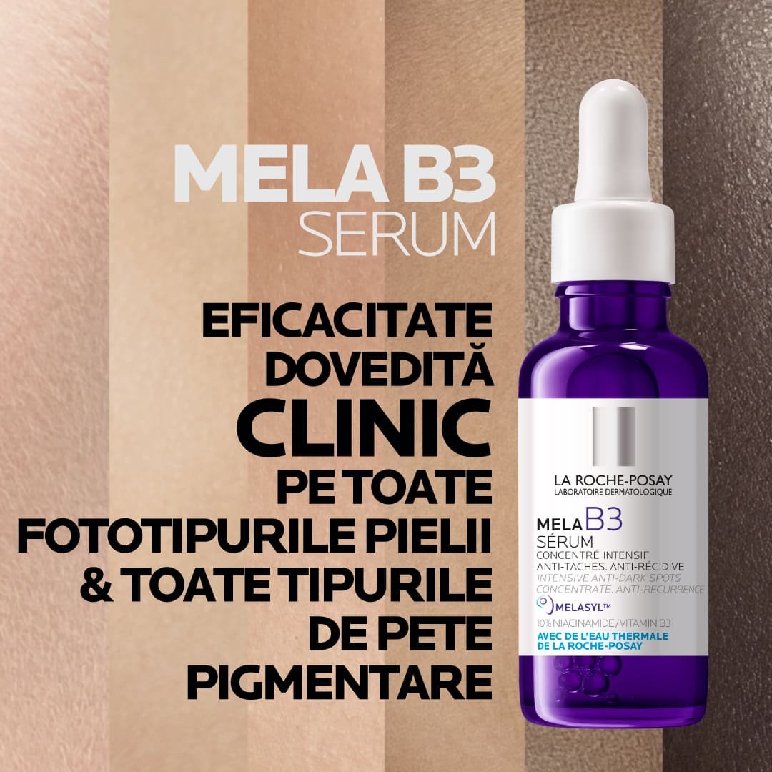 Mela B3 Serum pentru Fata cu Niacinamida Anti Pete Pigmentare