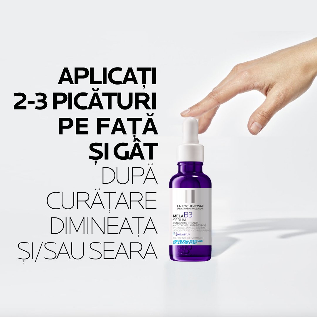 Mela B3 Serum pentru Fata cu Niacinamida Anti Pete Pigmentare