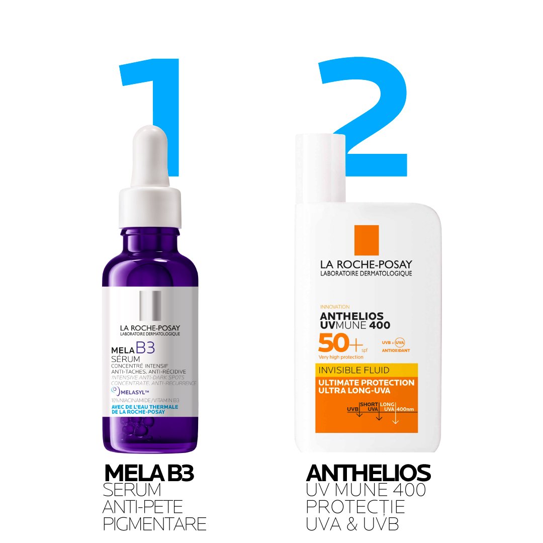 Mela B3 Serum pentru Fata cu Niacinamida Anti Pete Pigmentare