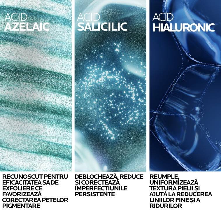 Acid Azelaic Acid Salicilic si Acid Hialuronic