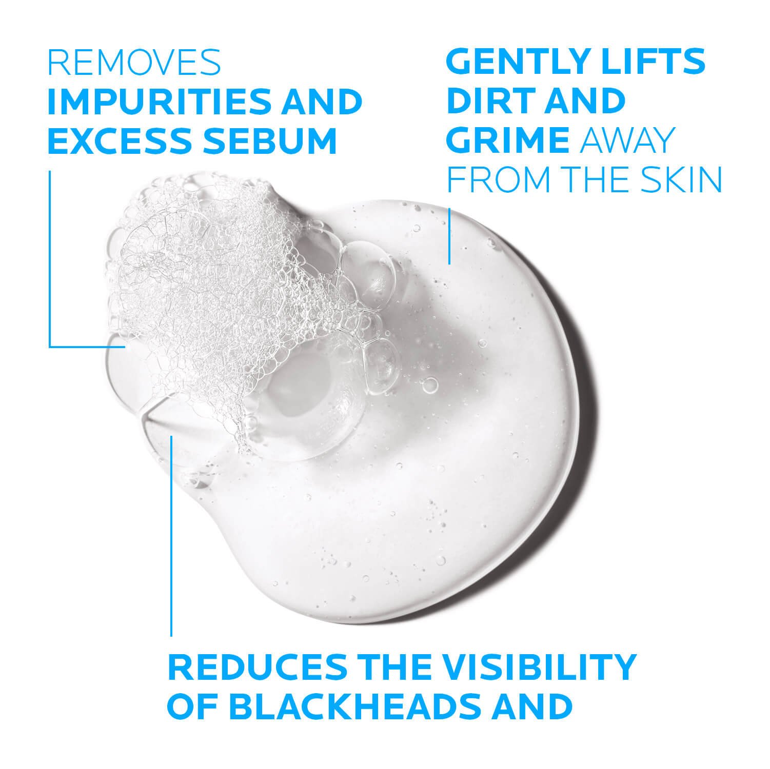 effaclar laroche posay product page acne effaclar cleansing foaming gel texture