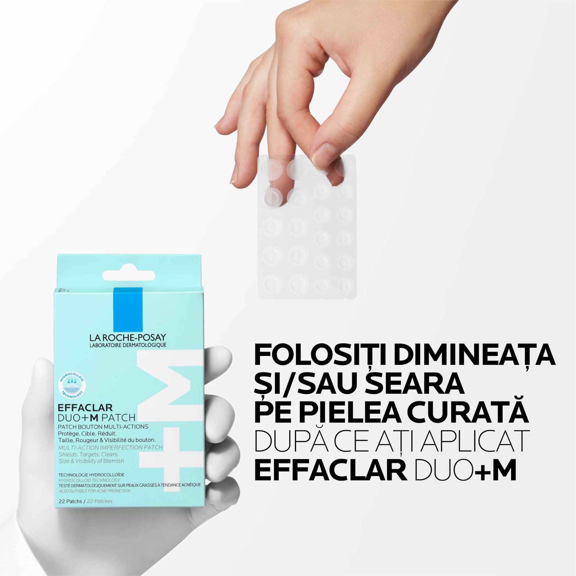 Plasturi pentru cosuri EFFACLAR Duo+M Patch