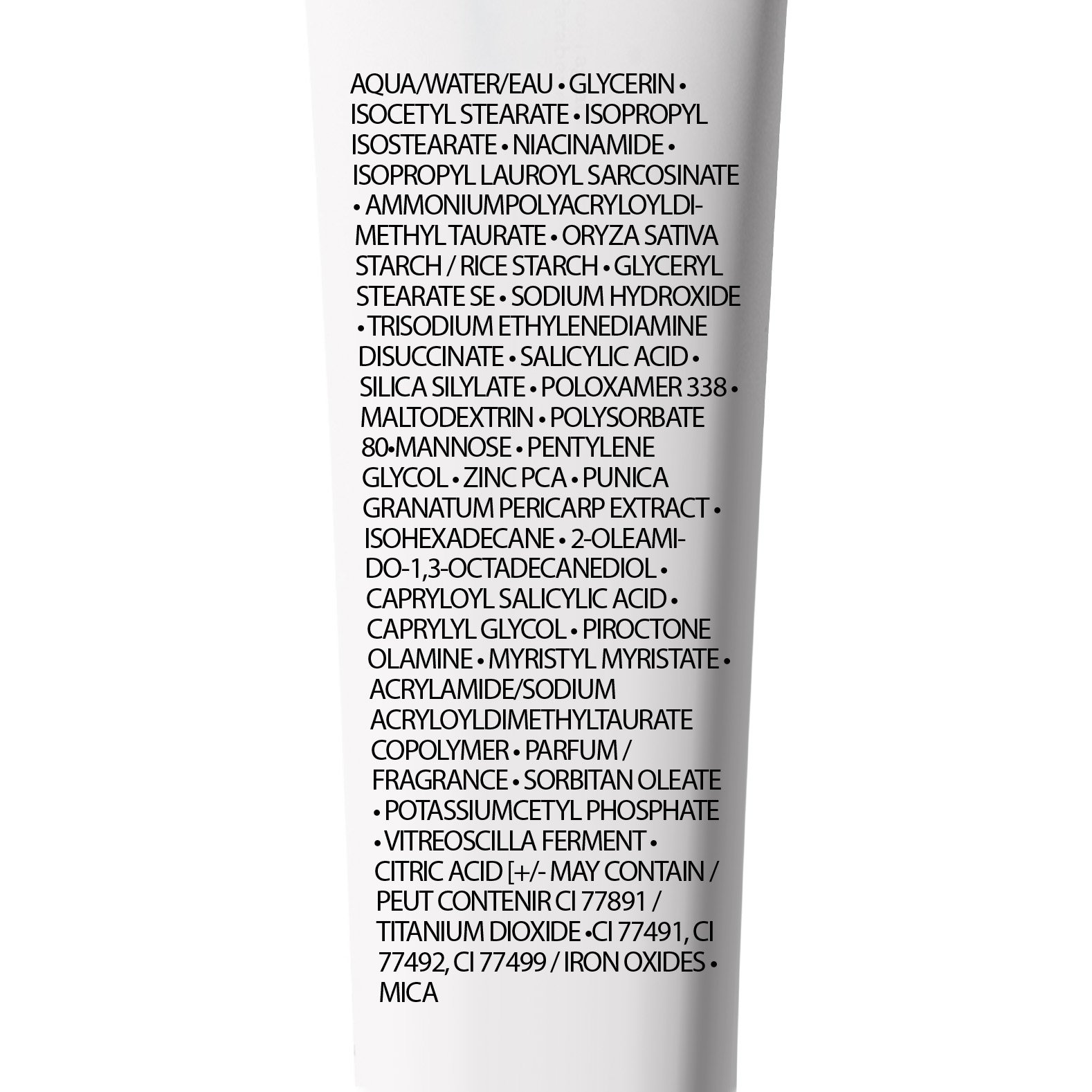 Ingrediente EFFACLAR DUO+M UNIFORMIZATOR Ingrijire Tripla Corectoare Anti Imperfectiuni