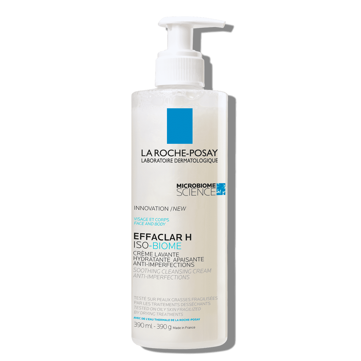 lrp_effaclar_h isobiome-cleanser-390ml pack front