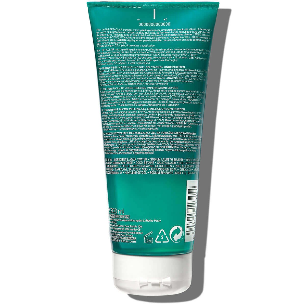 effaclar effaclar micro peeling purifying gel