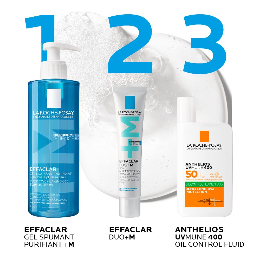 Gel de curatare fata: Effaclar Gel Spumant Purifiant | La Roche-Posay