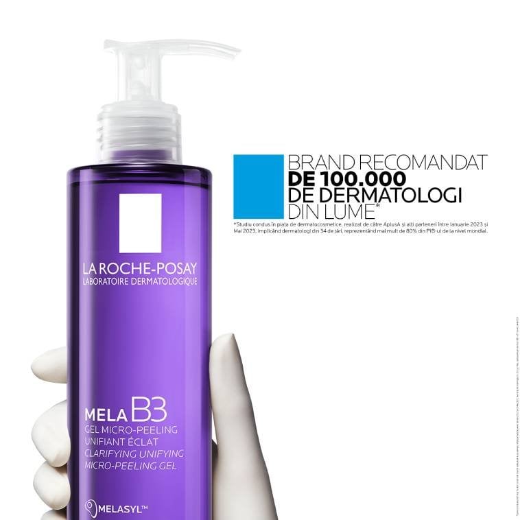La Roche Posay Mela B3 recomandat de 100000 dermatologi din intreaga lume