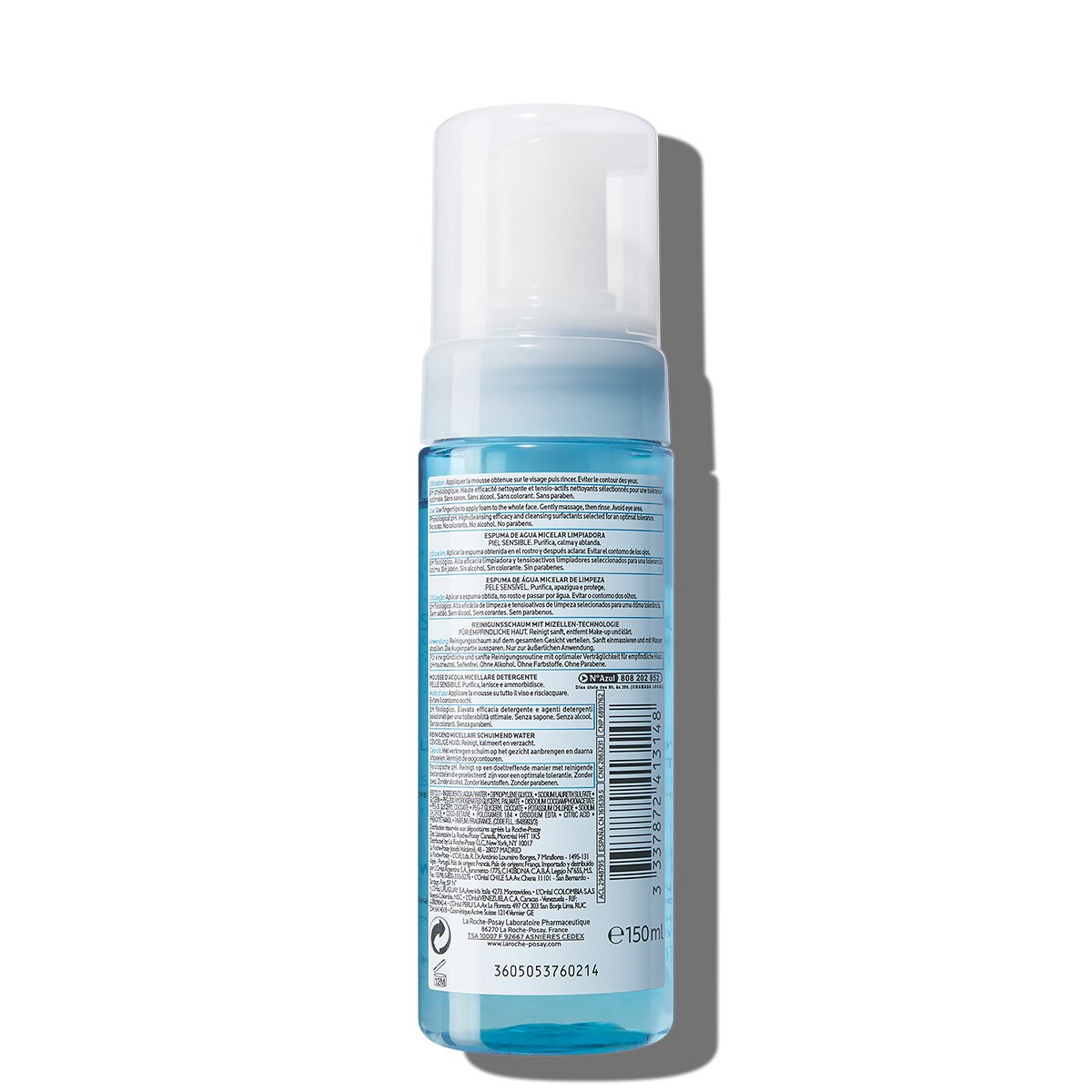 physiological cleaning micellar foaming water