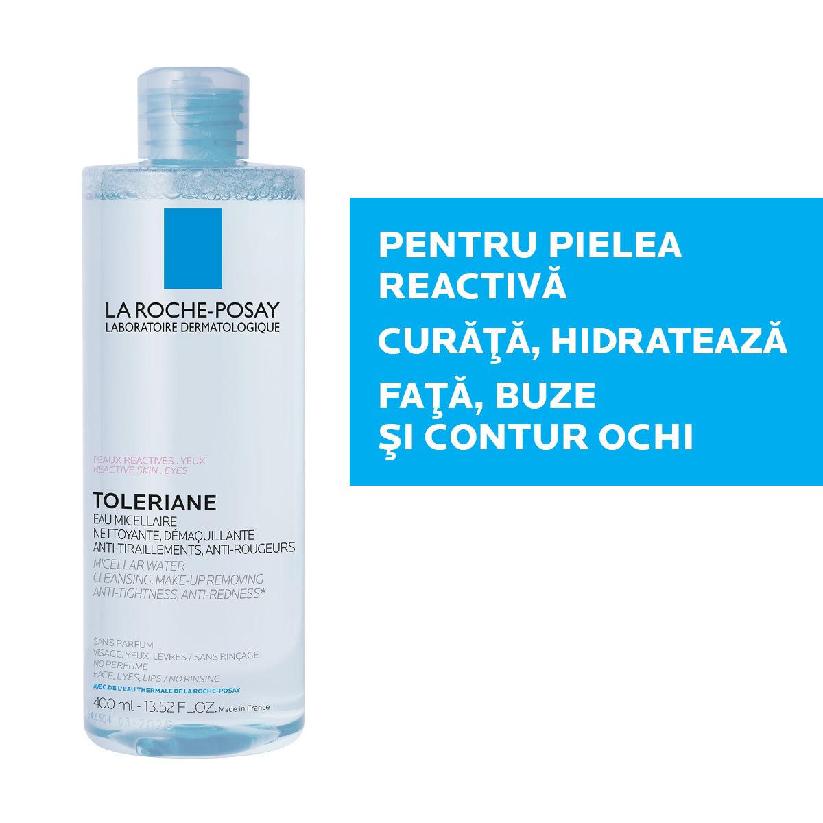APA MICELARA DEMACHIANTA PENTRU PIELE REACTIVA