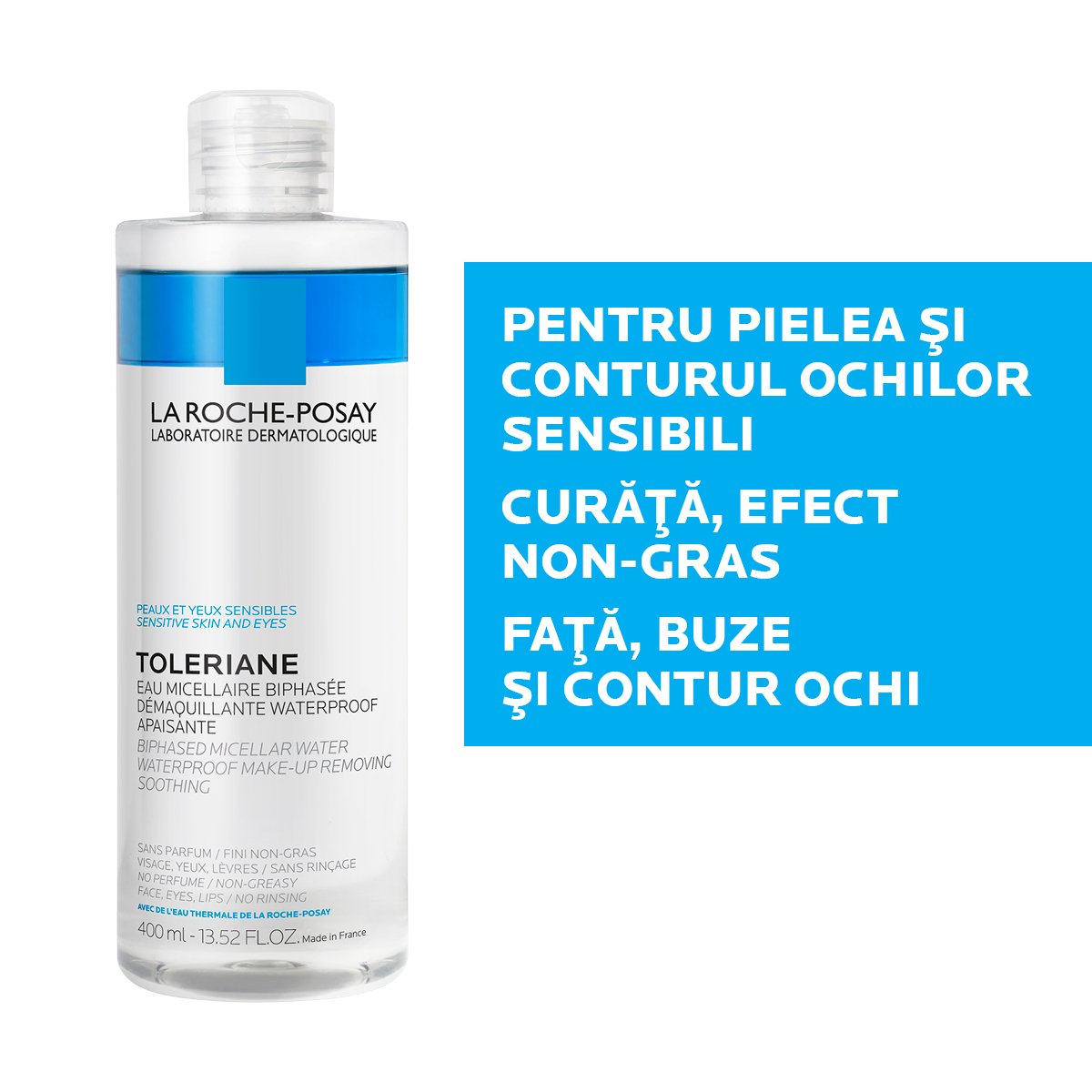 APA MICELARA CU ULEI INFUZAT pentru pielea si conturul ochilor sensibili